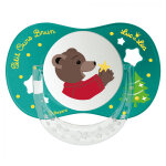 Luc et la sucette anatomique petit ours brun nol + 6m