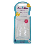 Luc et la ttine silicone anti - colique 0m + dbit 1 lent lot de 2