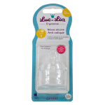 Luc et l�a t�tine silicone anti - colique 0m + d�bit 1 lent lot de 2