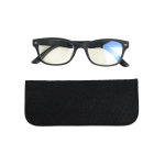 Lunettes reflets bleus adulte noir