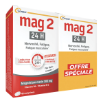 Mag2 24h compl�ment alimentaire magn�sium nervosit� fatigue 2x40 comprim�s