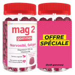 Mag2 gommes framboise complment alimentaire nervosit fatigue 2x45 gommes