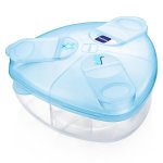 Mam accessoires pour biberons bote doseuse de lait bleu