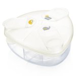 Mam accessoires pour biberons bote doseuse de lait ivoire