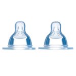 Mam accessoires pour biberons ttine silicone + 0m dbit 1 lent 2 units