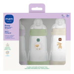 Mam biberon anti - collique lil + sab + nat 260ml x3