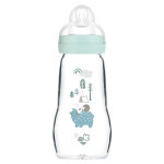 Mam biberon verre + 2m ours bleu 260ml