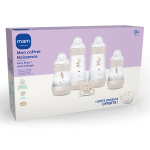 Mam easy start anti colique 1er ge coffret naissance sable - 4 biberons + 1 sucette + 1 bote doseuse ...