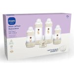 Mam easy start anti colique 1er �ge coffret naissance sable - 4 biberons + 1 sucette + 1 bo�te doseuse ...