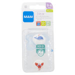 Mam original sucette anatomique + 2m baleine homard lot de 2 + bo�te de st�rilisation