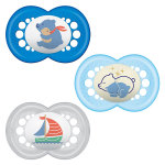 Mam original sucette day & night anatomique + 18m garçon lot de 3 Mam original sucette day & night anatomique + 18m garçon lot de 3