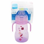 Mam repas biberon de transition + 4m coeur rose 220ml