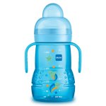 Mam repas biberon de transition + 4m espace bleu 220ml