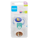 Mam sucette original anatomique + 18m léopard lama lot de 2 + boîte de stérilisation Mam sucette original anatomique + 18m léopard lama lot de 2 + boîte de stérilisation