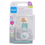 Mam sucette perfect ecureuil oiseau 2 - 6m lot de 2 + bo�te de st�rilisation