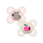 Mam sucettes perfect naissance 0 � 2 mois silicone chat et pomme x2