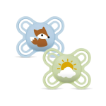 Mam sucettes perfect naissance 0 � 2 mois silicone renard et soleil x2