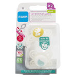 Mam sucette perfect naissance silicone + 0m ecureuil oiseau lot de 2