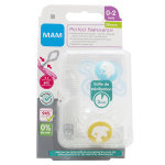 Mam sucette perfect naissance silicone + 0m hrisson lapin lot de 2