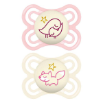 Mam sucettes perfect nuit 2 - 6 silicone x2