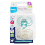 Mam sucette perfect nuit silicone + 6m lot de 2 renards cerfs