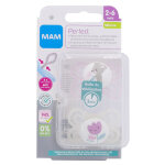 Mam sucette perfect souris fleur 2 - 6m lot de 2 + bo�te de st�rilisation