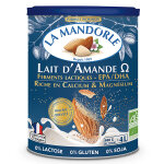 La mandorle boisson instantanée en poudre lait d'amande omega bio 400g La mandorle boisson instantanée en poudre lait d'amande omega bio 400g
