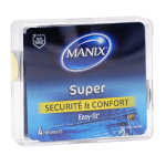 Manix super 4 préservatifs Manix super 4 préservatifs