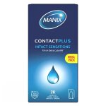 Manix contact plus 20 pr�servatifs fins extra lubrifi�s