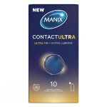 Manix contact ultra 10 pr�servatifs ultra fins et extra lubrifi�s