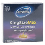 Manix king size max comfort 3 préservatifs Manix king size max comfort 3 préservatifs