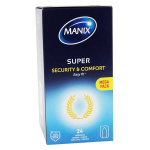 Manix super sécurité et confort 24 préservatifs Manix super sécurité et confort 24 préservatifs