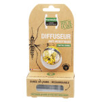 Manouka boule diffuseur anti - moustiques feuilles jaune et noir + recharge 6ml Manouka boule diffuseur anti - moustiques feuilles jaune et noir + recharge 6ml