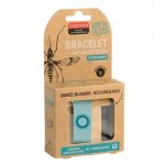 Manouka bracelet anti - moustique adulte coloris bleu lagon