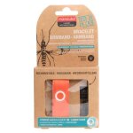 Manouka bracelet anti - moustique adulte coloris corail