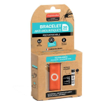 Manouka bracelet anti - moustiques adulte - coloris orange