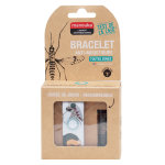 Manouka bracelet anti - moustiques slap mosquitoes + recharge 6ml