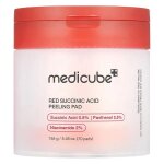 Medicube red succinic acid pads peeling anti - imperfections 70 pads