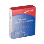 Mefra compresses en non - tiss striles 10x2 compresses 7. 5cmx7. 5cm