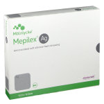 Mepilex ag pansement hydrocellulaire siliconé stérile 12, 5 x 12, 5cm 5 unités Mepilex ag pansement hydrocellulaire siliconé stérile 12, 5 x 12, 5cm 5 unités