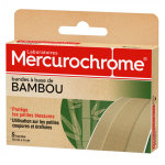 Mercurochrome bandes  dcouper  base de bambou 5 units
