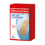 Mercurochrome bo�te 1ers secours multi - usage 100 pansements