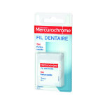 Mercurochrome fil dentaire ciré mentholé 60m Mercurochrome fil dentaire ciré mentholé 60m