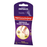 Mercurochrome pansements ampoules talons extrme 4 units
