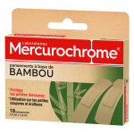 Mercurochrome pansements  base de bambou 18 units
