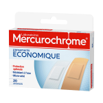 Mercurochrome pansements economique boite de 20