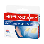 Mercurochrome pansements hydrocollodes ampoules 2 formats boite de 6