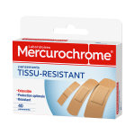 Mercurochrome pansements tissu boite de 40
