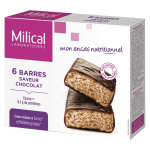 Milical barres minceur hyperprotéinées chocolat 6 unités Milical barres minceur hyperprotéinées chocolat 6 unités