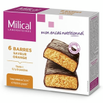 Milical barres minceur hyperprot�in�es orange 6 unit�s